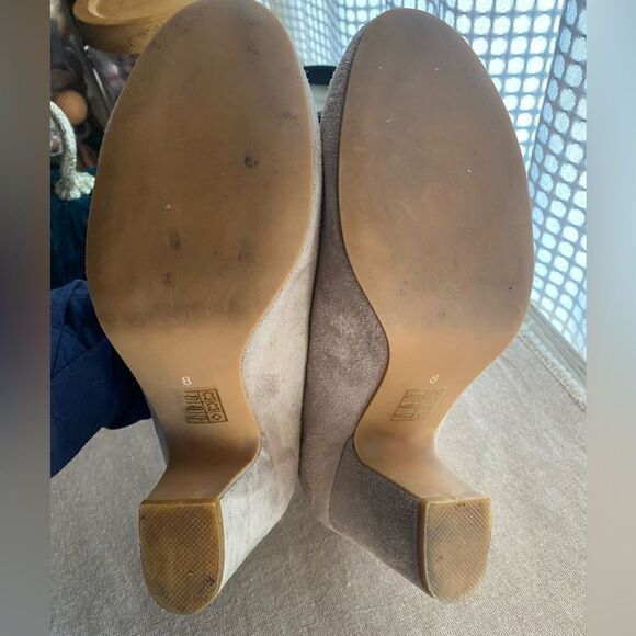 Jeffrey Campbell chunky heel suede shoes size 8 - Picture 3 of 15